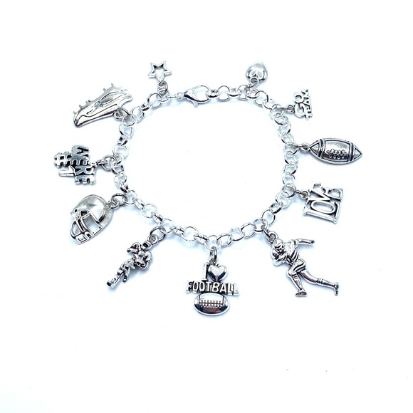 Football Charm Bracelet - Picture 7 of 8